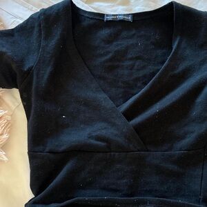 Brandy Melville black crop top